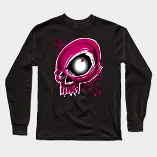 Pink skull Long Sleeve T-Shirt